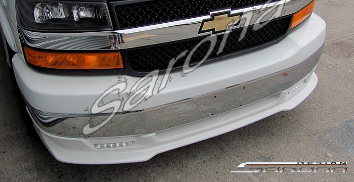 Custom GMC Savana Van  All Styles Front Lip/Splitter (2003 - 2024) - $450.00 (Part #GM-003-FA)